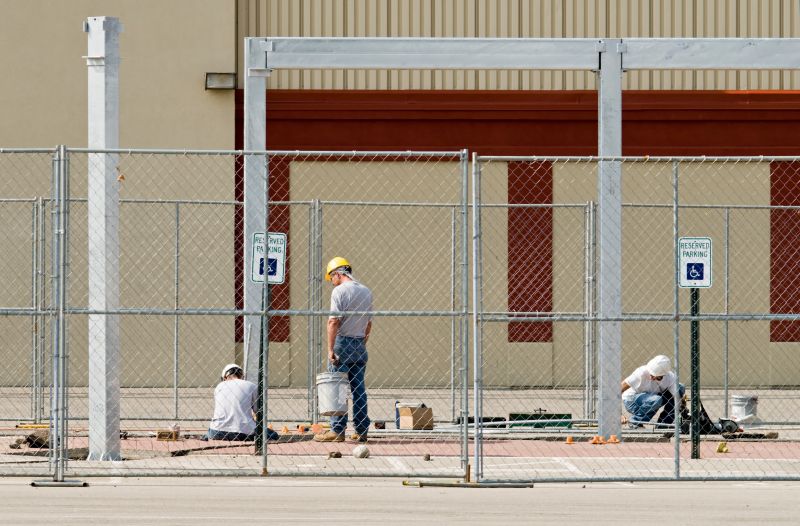 Commercial Fence Construction