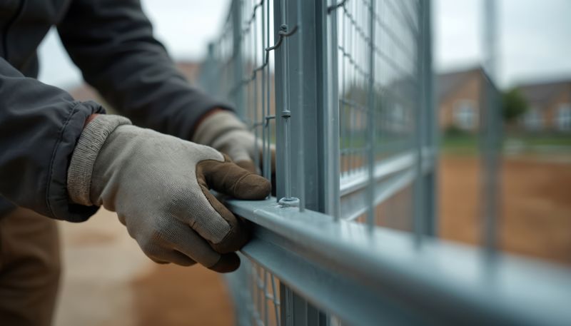 Steel Fence Repair