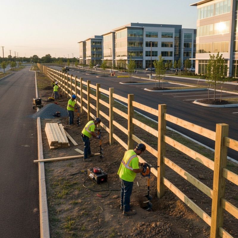 Composite Fence Installation