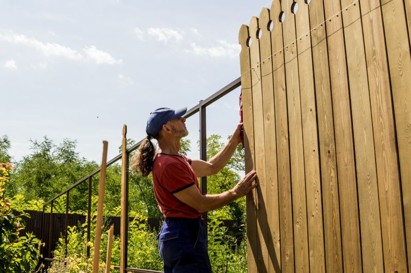 Leaning Fence Repair